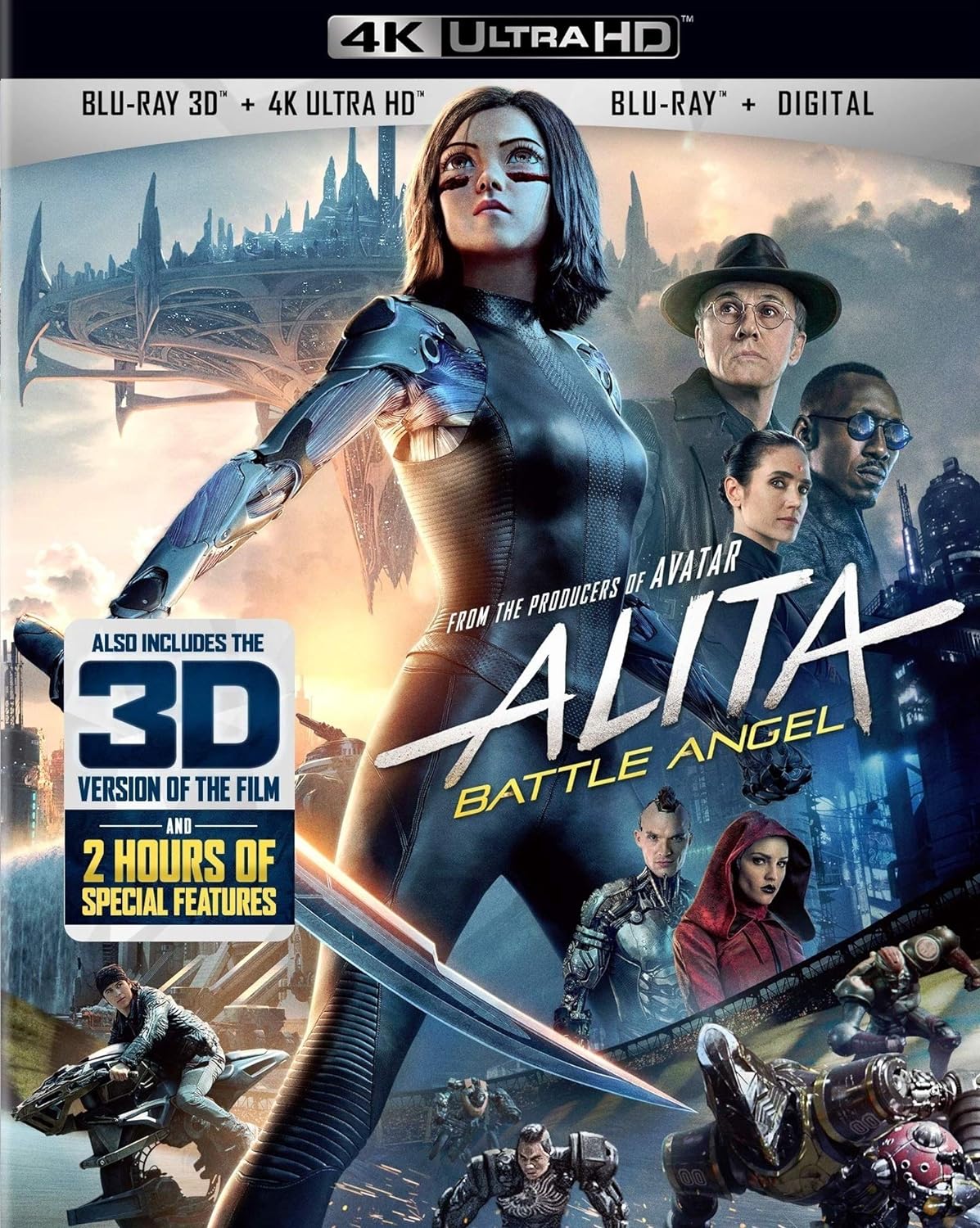 Alita: Battle Angel [Blu-ray] [4K UHD] - $5.99