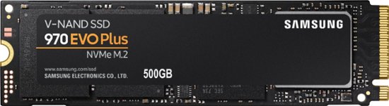 Samsung - 970 EVO Plus 500GB Internal SSD PCIe Gen 3 x4 NVMe $29.99    1TB $49.99