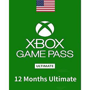 Xbox Game Pass Ultimate 12 Months PC Xbox live Key UNITED STATES