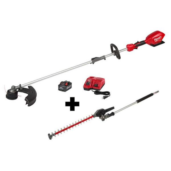 Milwaukee M18 String Trimmer + Hedge Trimmer + 8.0ah battery/charger $299.99