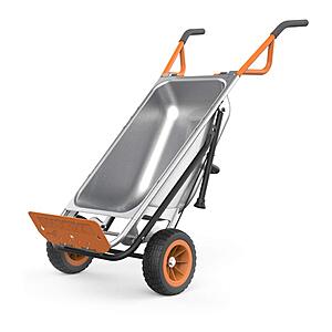 Worx 8-in-1 Aerocart Garden Cart/Wheelbarrow Heavy Duty Dolly (200-Lbs Lift) $135 + Free S&H