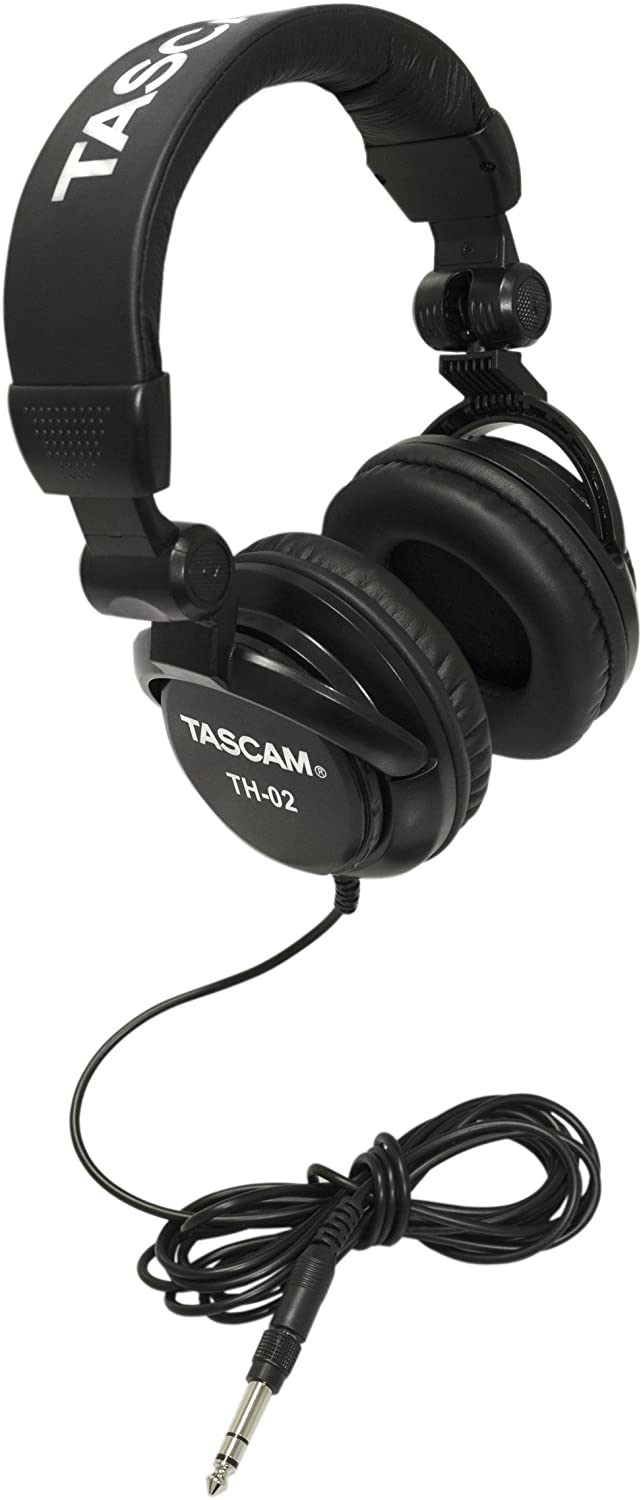 Amazon.com: Tascam TH-02 Closed Back Studio Headphones, Black : Electronics $20