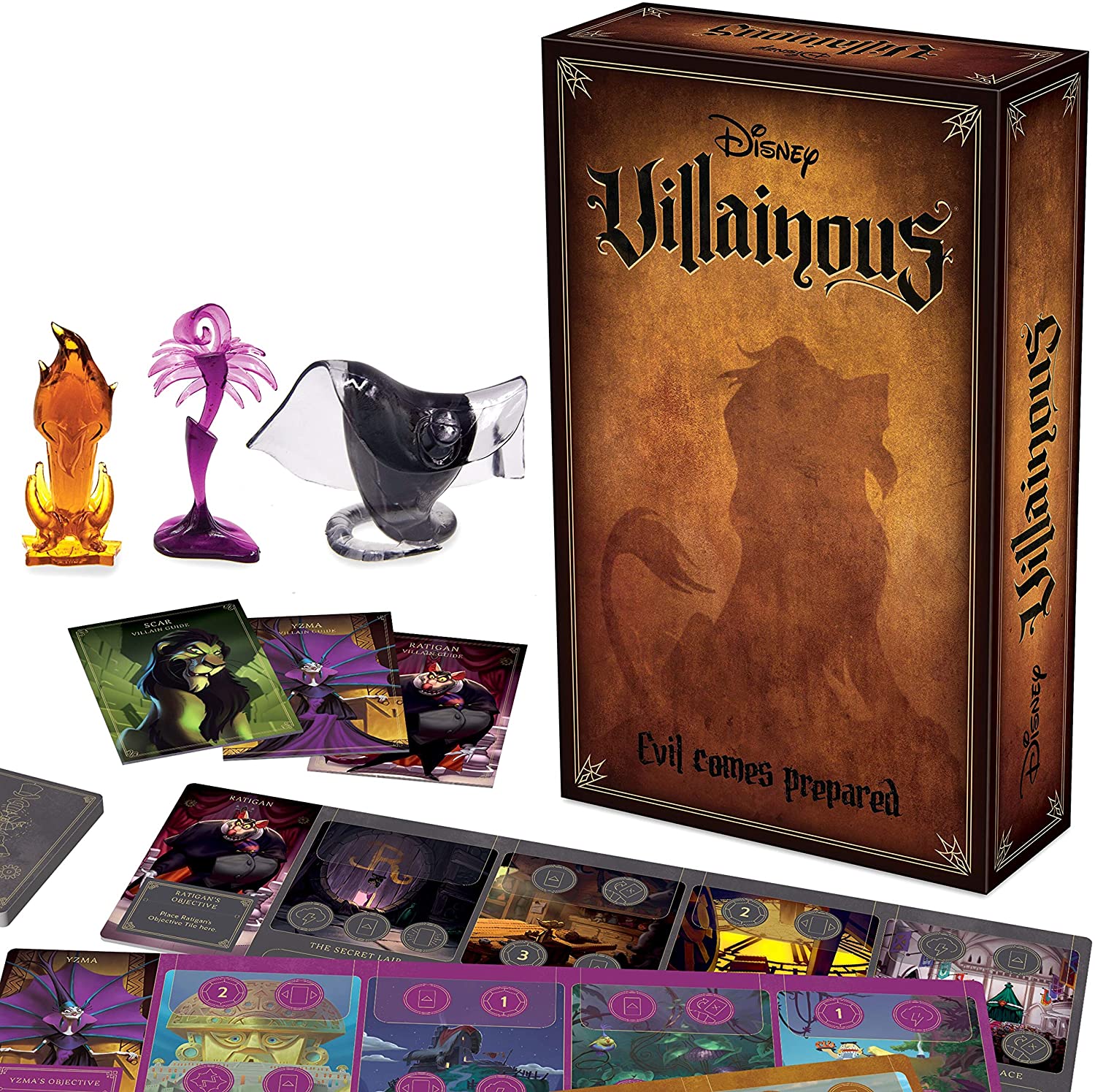 Ravensburger Disney Villainous: Evil Comes Prepared Stand-Alone and Expansion Board Game