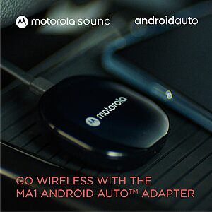 The Motorola MA1 Wireless Android Auto Adapter is now in stock at Best Buy  and Target - Talk Android