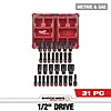 SHOCKWAVE Impact-Duty 1/2 in. Drive Metric and SAE Deep Well Impact Socket Set (31-Piece)