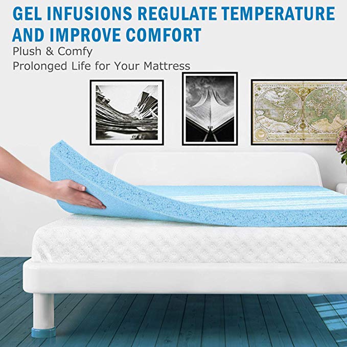 Twin memory foam mattress topper $29.99 ac Amazon