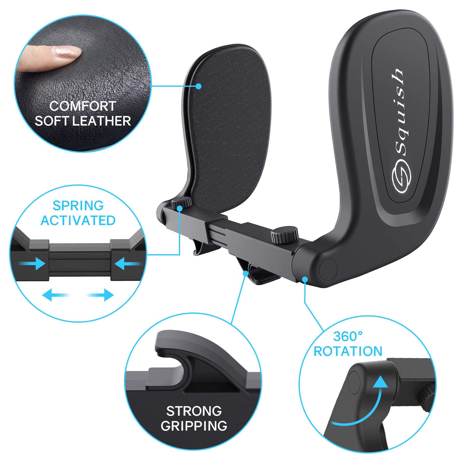 squish Car Headrest Pillow $21.59