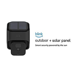 Blink Outdoor Add-on Camera Solar Panel Charging Mount - Black :  Target