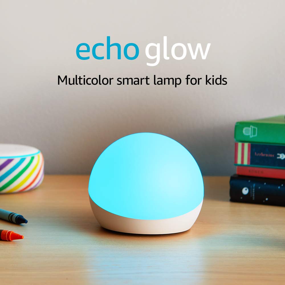 Echo Glow - Multicolor smart lamp for kids - requires compatible Alexa device $4.99
