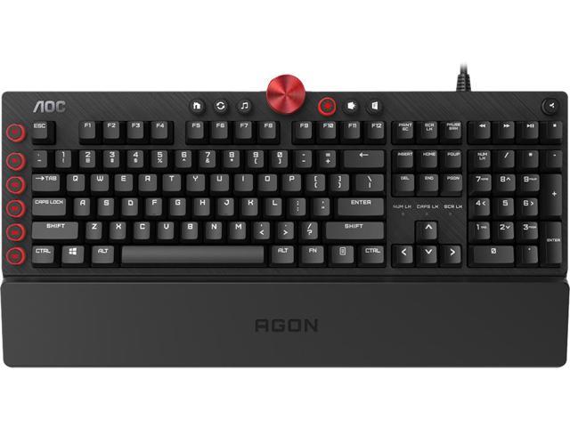 AOC Agon RGB Gaming Mechanical Keyboard (Cherry MX Blue Switches) $40.99 + Free Shipping Newegg