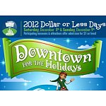 2012 Downtown Baltimore Dollar or Less Days Return Dec. 8 &amp; 9, 2012