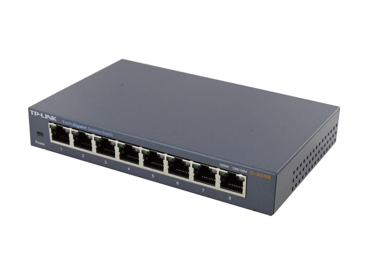 TP-Link 8 Port Gigabit Ethernet Network Switch for $17.99 at Newegg
