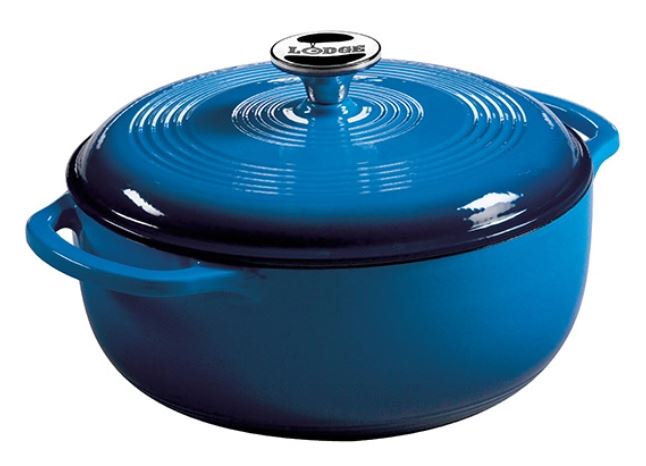 LODGE 4.5 Quart Dutch Oven in Various Colors ($59.90 after Lodge $10 coupon and Free Shipping)