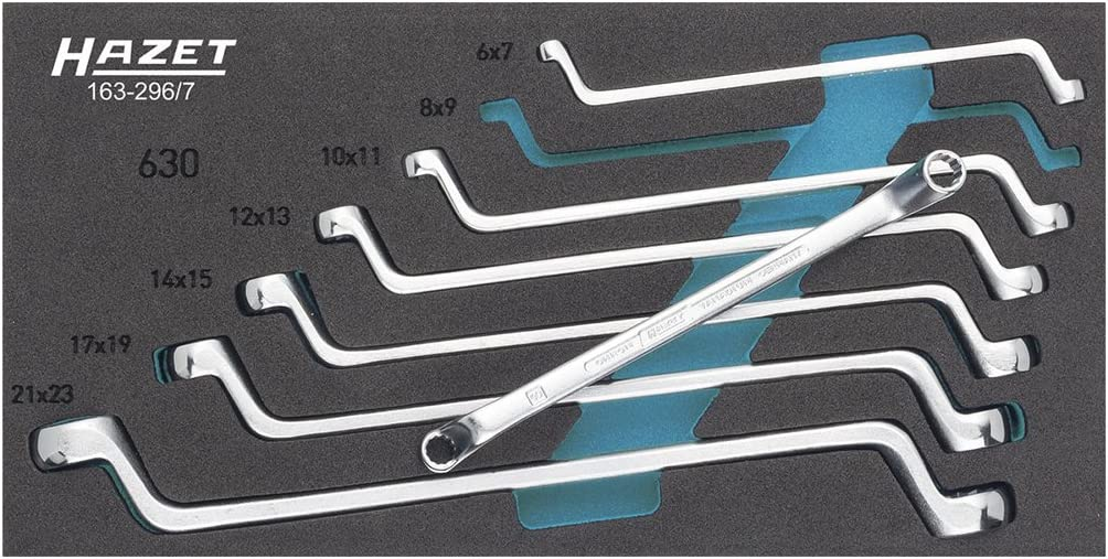 HAZET 163-296/7 12-Point Profile Double Box-End Wrench Set ($107.95 w/ Free Prime Ship from UK) $107.95
