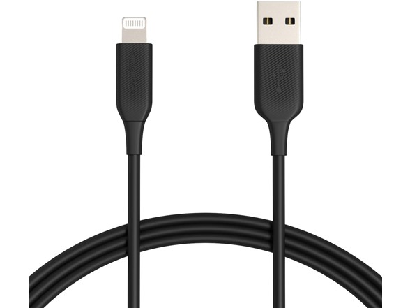 (5-Pack) AmazonBasics Lightning to USB Cable - Black, 6-Foot  ($14.99 w/ Free Prime Ship)