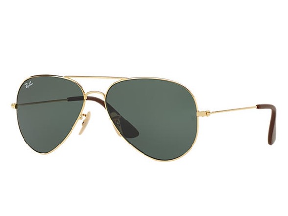 Ray-Ban Unisex Rb3558 Aviator Sunglasses (Dark Green Lenses/ Gold Frame) $71.99 w/ Free Prime Ship sold via Woot