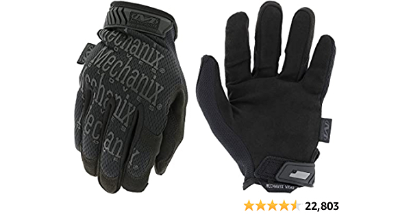 Mechanix Wear: Covert Tactical Work Gloves with Secure Fit, Flexible Grip, Durable Touchscreen Gloves (Black, Medium or Large $11.53 w/ 15% Sub Save) - $11.53