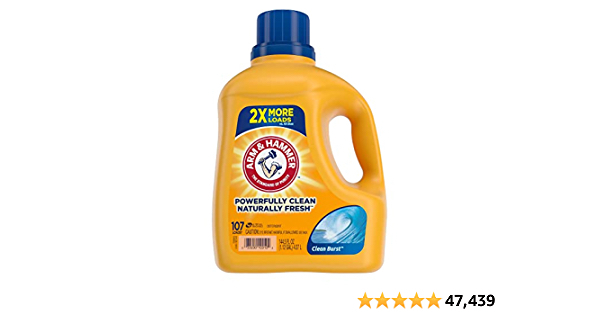 Arm & Hammer Liquid Laundry Detergent, Clean Burst Dual HE, 144.5oz 107 Loads ($5.29 after $1.50 Clip Save Coupon and 15% Sub Save discount w/ Free Ship) - $5.29