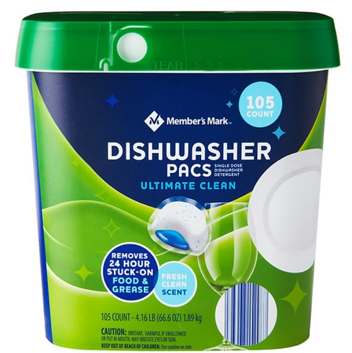 Sam's Club Member's Mark Ultimate Clean Automatic Dishwasher Pacs