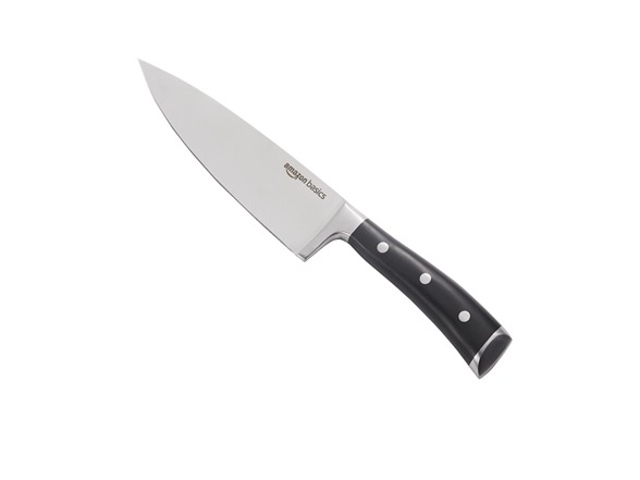Amazon Basics Classic 6.5-inch Chef’s Knife with Three Rivets, Silver ($5.99 on Woot w/ Free Prime Ship)