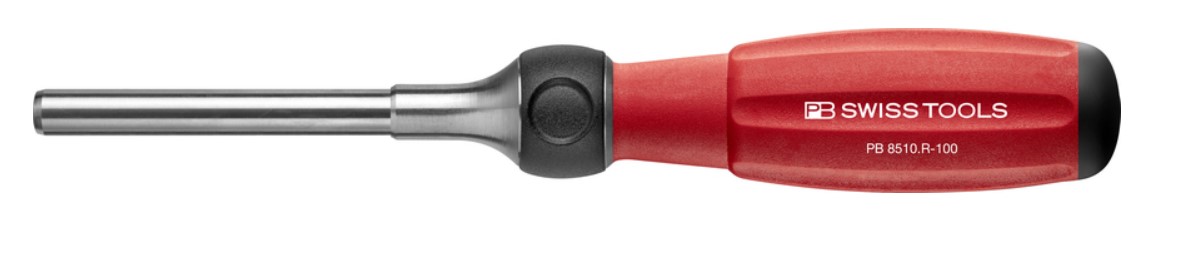 PB Swiss Tools ‎8510R-100 (Swiss Made) - Ratcheting Screwdriver for 1/4" Precision Bits with 100mm blade   ($55.90 w/ Free Prime Ship from Amazon Marketplace Seller "Lowest Price")