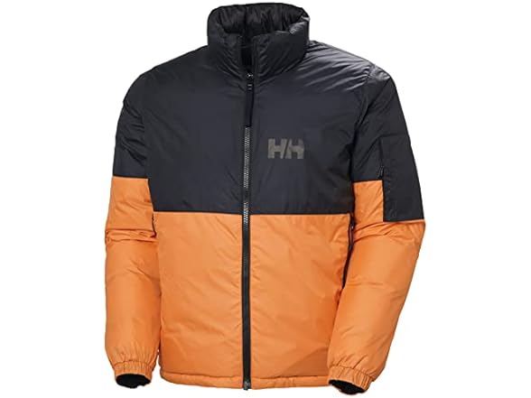 Helly-Hansen Men's Standard Active *Reversible to Black* Jacket, 325 Poppy Orange, X-Large  ($42.01 w/ Free Prime Ship)