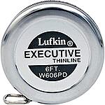 Crescent Lufkin 6mm x 2m Executive Diameter Yellow Clad A20 Blade Pocket Tape Measure - W606PM ($9.48 w/ S and S and Free Ship via Prime)