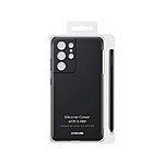 Genuine Samsung Galaxy S21 Ultra Silicone Case with included S-Pen Bundle - Black $14.99