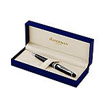 Waterman Expert Ballpoint Pen, Gloss Black with Chrome Trim, Medium Point with Blue Ink Cartridge, Gift Box ($30.80)