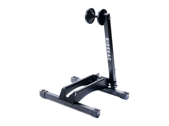 Ride KAC Bicycle Storage Stand, Foldable Steel Floor Bike Stand, Fits 20MM Road, Gravel And Mountain Bike Tires Up to 2.4" Wide ($18.99 w/ Free Prime Ship) - Woot