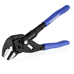 WORKPRO 7-Inch Pliers Wrench, CR-V Construction Wrench Pliers ($16.14 after 15% Clip & Save Coupon w/ Free Prime Ship) at UE Direct via Amazon