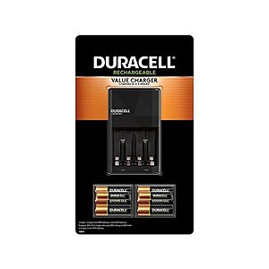 Duracell Ion Speed 1000 Charger w/ 6 AA + 2 AAA Rechargeable Batteries  + Free S&H w/ Amazon Prime