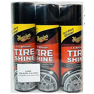 Meguiar's Tire Shine 15oz (3 Pack) - $6.97 at Costco In-Store YMMV