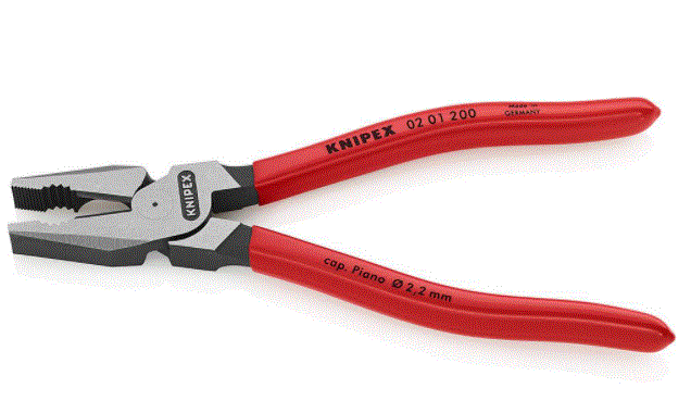 KNIPEX -- Made in Germany - 02 01 200 Tools - High Leverage Combination Pliers ($21.90 w/ Free Prime Ship)