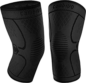 2 Pack CAMBIVO Compression Knee Sleeves $8.99 (5 Colors) + Free Shipping w/ Prime or $25+