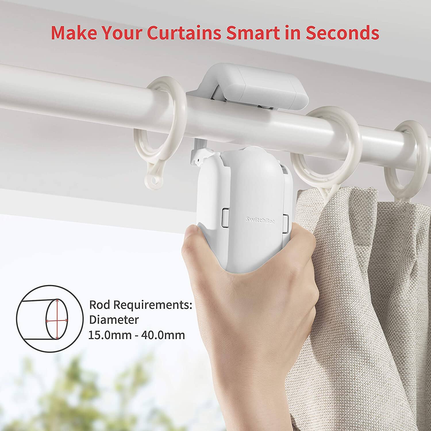 SwitchBot Curtain Smart Electric Motor $65.14 + Free Shipping w/ Prime