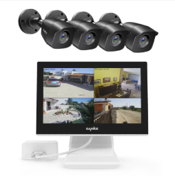 SANNCE 4 Channel 4 Camera DVR Security Camera System with 10.1’’ LCD Monitor $85.99 + Free shipping