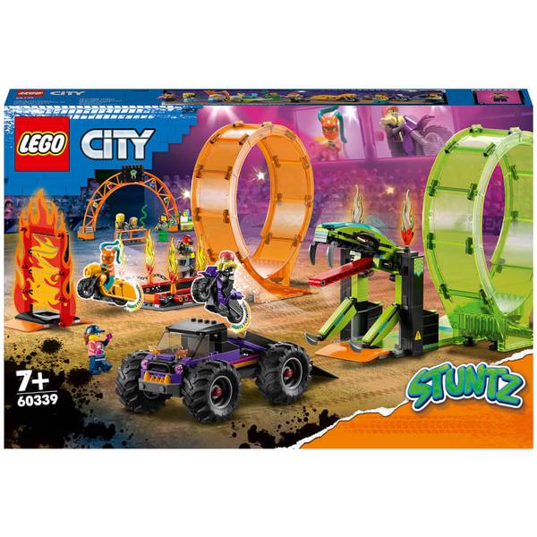 LEGO City: Stuntz Double Loop Stunt Arena Motorbike Set (60339) $129.99 + Free Shipping