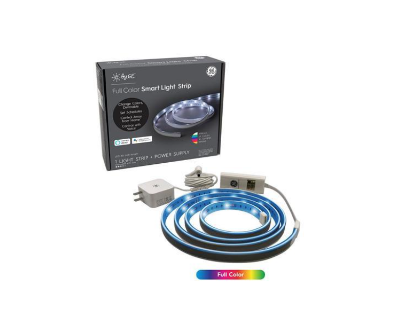 80" GE Full Color Smart LED Light Strip (Power Supply Included) $14.99 + Free Shipping
