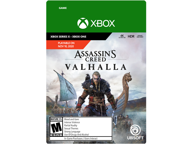 Ubisoft Xbox Digital Download Assassin’s Creed Valhalla, Riders Republic (Xbox One, Series X|S Digital) & More $5.99 to $47.99