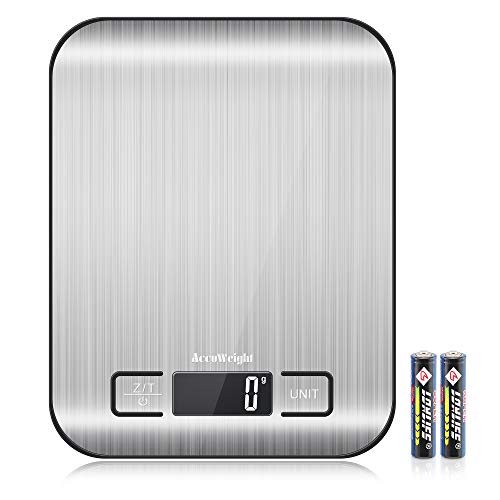 AccuWeight 211 Digital Kitchen Food Scale w/ LED Screen $5.99 + Free Shipping w/ Prime or $25+