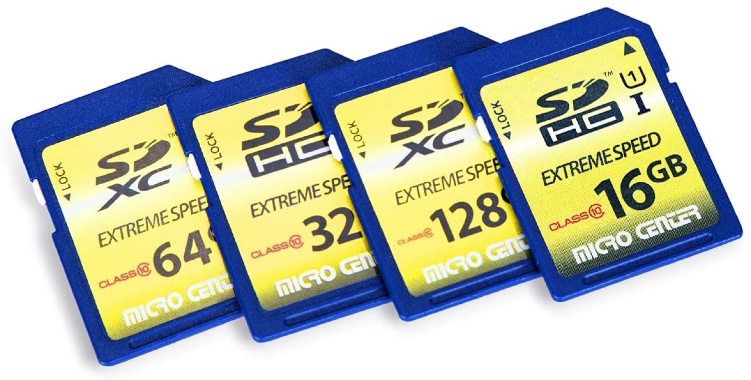 Micro Center SD Memory Card Sale: 16GB, 32GB, 64GB, & 128GB SD Cards $8.99 - $44.99 + Free Shipping w/ Prime or $25+