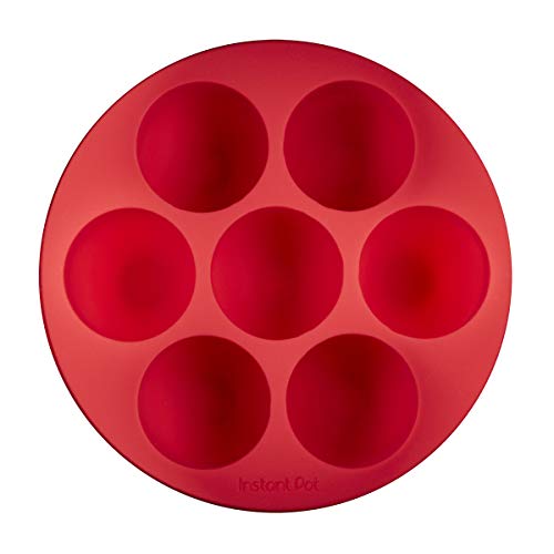 Instant Pot Official Silicone Egg Bites Pan w/ Lid (Red) $7.21 + Free Shipping w/ Prime or $25+