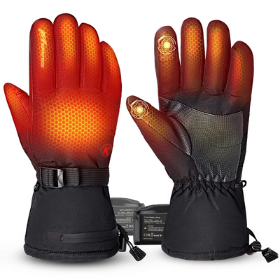 Kemimoto Heated Apparel: Heated Gloves Rechargeable