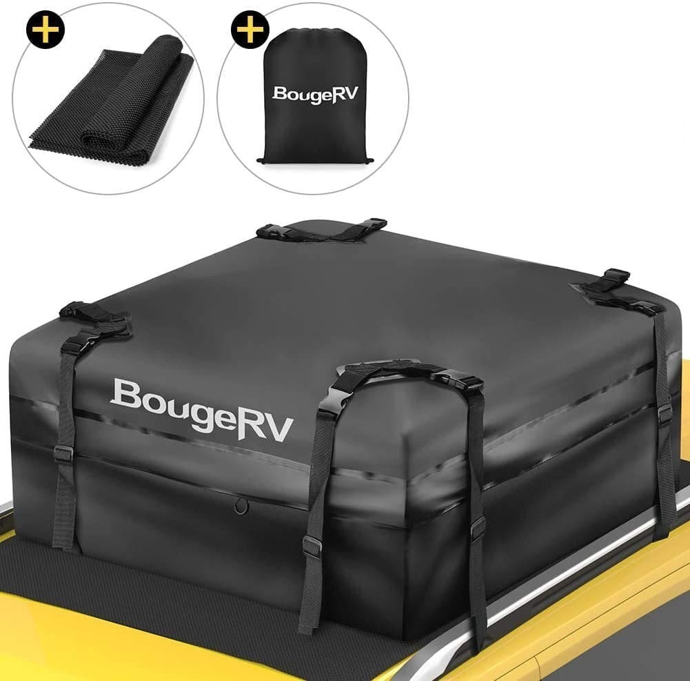BougeRV Waterproof Rooftop Cargo Bag $39.99, Car Door Step $25 & More + Free Shipping