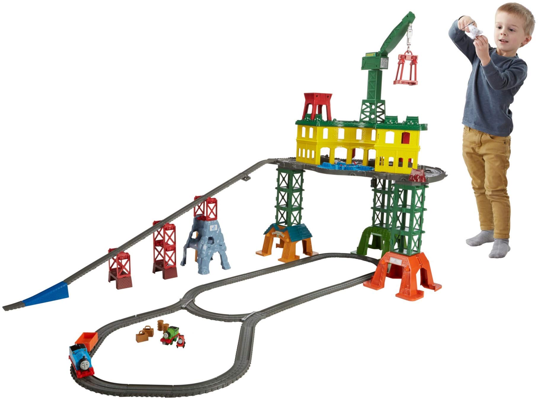 Thomas & Friends Super Station Extra Large Train Set w/ Reconfigurable Race Track $62.04 + Free Shipping
