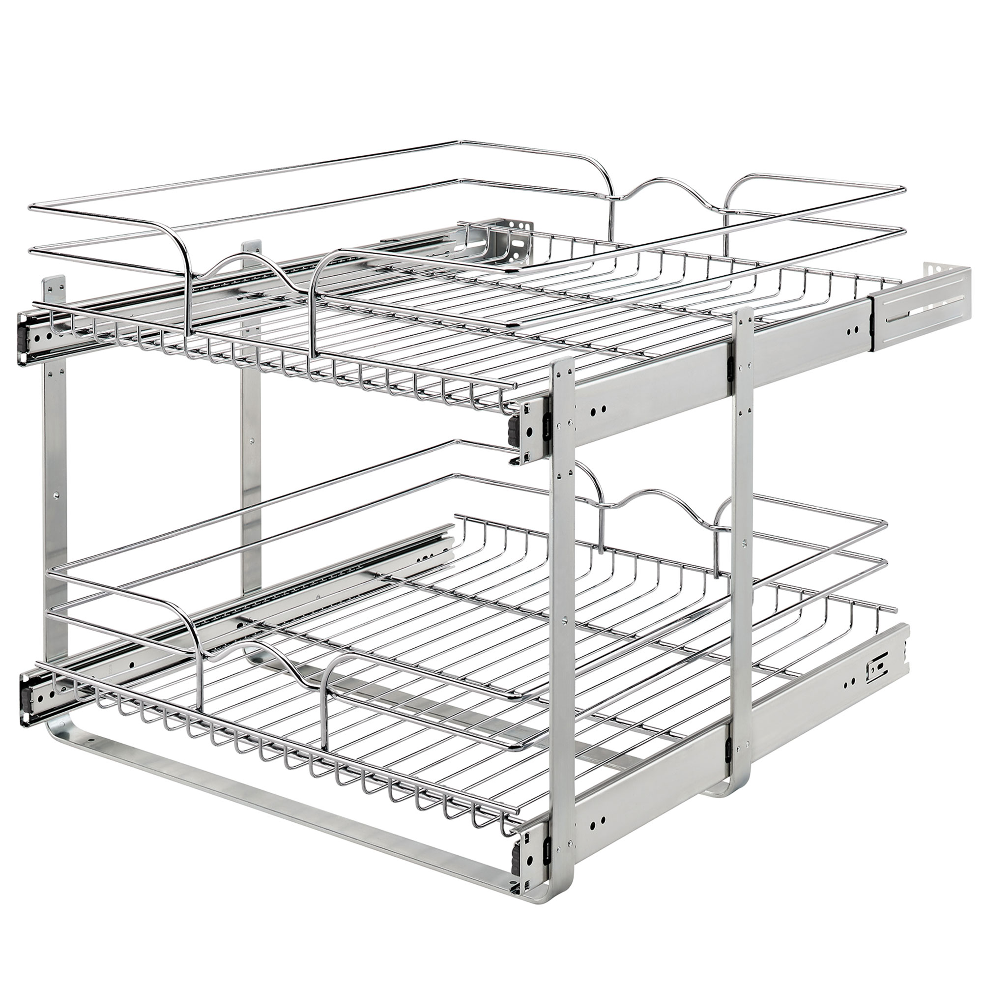 Rev-A-Shelf 21"x22" 2-Tier Wire Pull Out Cabinet Drawer Basket $104.03 + Free Shipping