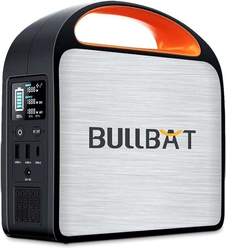 BULLBAT Pioneer 219Wh Portable Power Station w/ Pure Sine Wave AC Outlet, USB Ports, & Solar Recharging $99.99 + Free Shipping