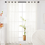2 Panels Deconovo Faux Linen Semi Sheer Curtains $9.20 - $13.60 + Free Shipping w/ Prime or $25+