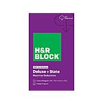 H&R Block 2021 Deluxe + State + $15 Gift Card (Adidas, Door Dash & More) $25 (Email Delivery)
